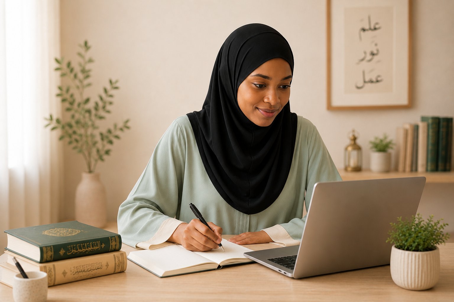 Adulte etudiant en ligne